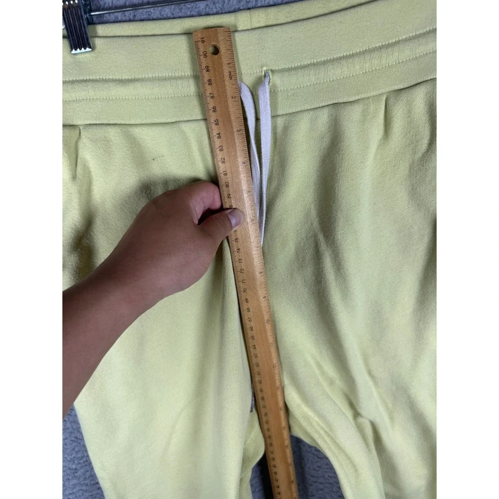 John‎ Elliott Mens Escobar Sweatpants Pale Yellow Cotton Joggers Made in USA